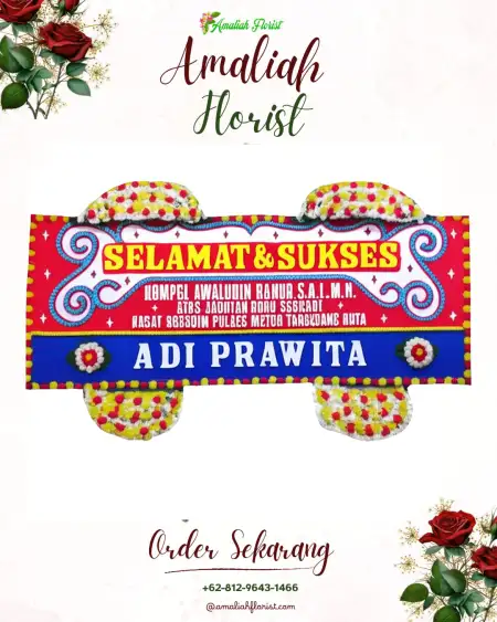 Papan Bunga Ucapan Selamat bantarujeg